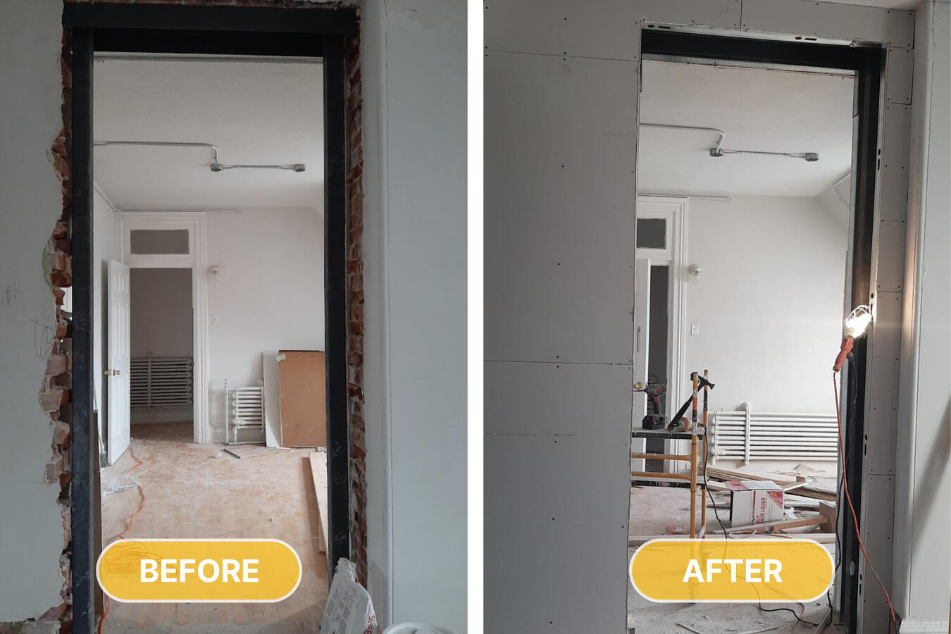 Framing and Drywalling Results